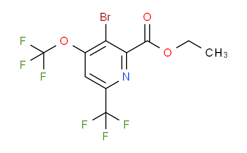 AM72176 | 1804743-35-8 | Ethyl 3-bromo-4-(trifluoromethoxy)-6-(trifluoromethyl)pyridine-2-carboxylate