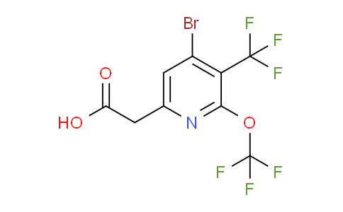 AM72177 | 1806235-79-9 | 4-Bromo-2-(trifluoromethoxy)-3-(trifluoromethyl)pyridine-6-acetic acid