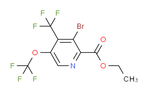 AM72178 | 1803963-63-4 | Ethyl 3-bromo-5-(trifluoromethoxy)-4-(trifluoromethyl)pyridine-2-carboxylate