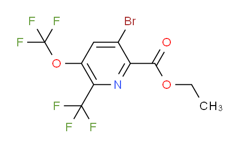 AM72179 | 1806238-03-8 | Ethyl 3-bromo-5-(trifluoromethoxy)-6-(trifluoromethyl)pyridine-2-carboxylate
