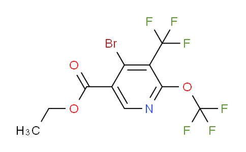 AM72181 | 1803921-11-0 | Ethyl 4-bromo-2-(trifluoromethoxy)-3-(trifluoromethyl)pyridine-5-carboxylate