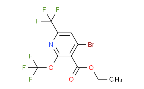 AM72184 | 1804006-19-6 | Ethyl 4-bromo-2-(trifluoromethoxy)-6-(trifluoromethyl)pyridine-3-carboxylate