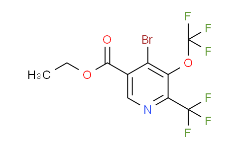 AM72187 | 1804445-74-6 | Ethyl 4-bromo-3-(trifluoromethoxy)-2-(trifluoromethyl)pyridine-5-carboxylate