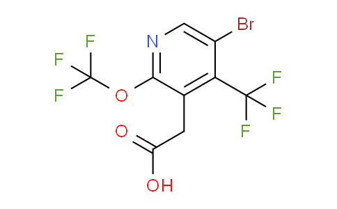 AM72188 | 1806238-58-3 | 5-Bromo-2-(trifluoromethoxy)-4-(trifluoromethyl)pyridine-3-acetic acid