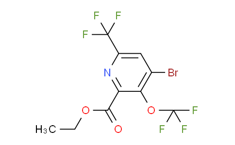 AM72191 | 1803921-17-6 | Ethyl 4-bromo-3-(trifluoromethoxy)-6-(trifluoromethyl)pyridine-2-carboxylate