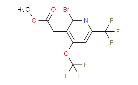 AM72198 | 1804614-61-6 | Methyl 2-bromo-4-(trifluoromethoxy)-6-(trifluoromethyl)pyridine-3-acetate