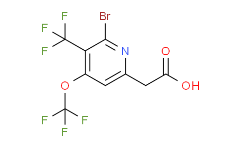 AM72199 | 1803921-24-5 | 2-Bromo-4-(trifluoromethoxy)-3-(trifluoromethyl)pyridine-6-acetic acid