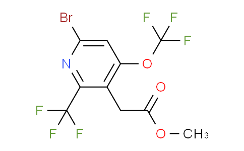 AM72201 | 1803638-79-0 | Methyl 6-bromo-4-(trifluoromethoxy)-2-(trifluoromethyl)pyridine-3-acetate