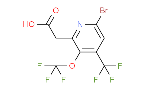 AM72203 | 1803963-84-9 | 6-Bromo-3-(trifluoromethoxy)-4-(trifluoromethyl)pyridine-2-acetic acid