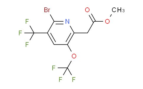 AM72204 | 1803921-70-1 | Methyl 2-bromo-5-(trifluoromethoxy)-3-(trifluoromethyl)pyridine-6-acetate