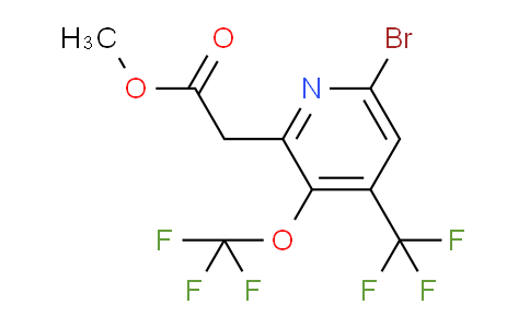 AM72205 | 1806078-08-9 | Methyl 6-bromo-3-(trifluoromethoxy)-4-(trifluoromethyl)pyridine-2-acetate