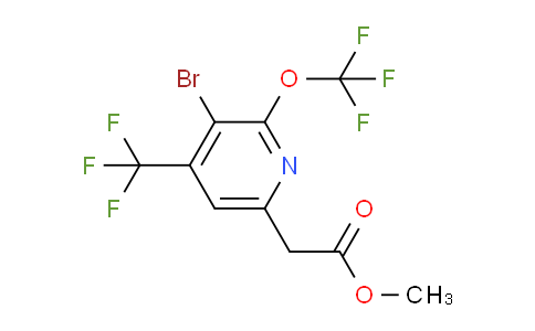 AM72212 | 1806078-13-6 | Methyl 3-bromo-2-(trifluoromethoxy)-4-(trifluoromethyl)pyridine-6-acetate