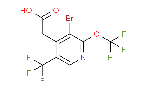 AM72213 | 1804728-19-5 | 3-Bromo-2-(trifluoromethoxy)-5-(trifluoromethyl)pyridine-4-acetic acid