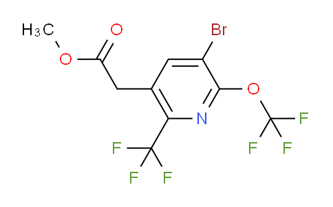 AM72214 | 1803575-50-9 | Methyl 3-bromo-2-(trifluoromethoxy)-6-(trifluoromethyl)pyridine-5-acetate