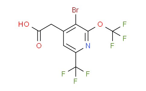 AM72215 | 1804545-01-4 | 3-Bromo-2-(trifluoromethoxy)-6-(trifluoromethyl)pyridine-4-acetic acid