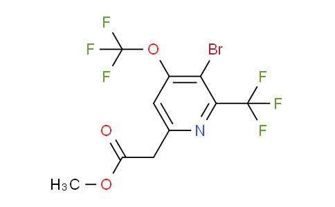 AM72216 | 1806078-20-5 | Methyl 3-bromo-4-(trifluoromethoxy)-2-(trifluoromethyl)pyridine-6-acetate