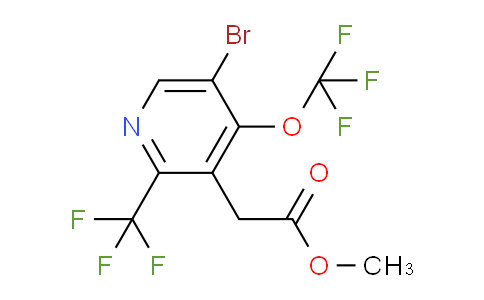 AM72220 | 1804750-69-3 | Methyl 5-bromo-4-(trifluoromethoxy)-2-(trifluoromethyl)pyridine-3-acetate