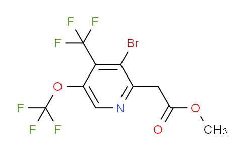 AM72222 | 1806078-33-0 | Methyl 3-bromo-5-(trifluoromethoxy)-4-(trifluoromethyl)pyridine-2-acetate