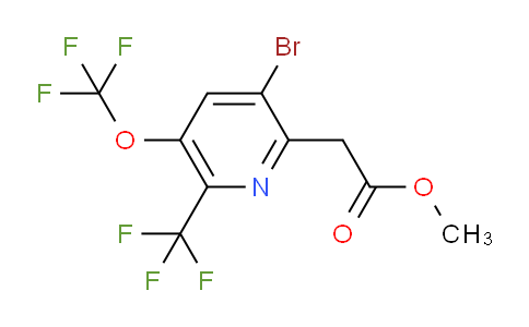 AM72223 | 1806078-38-5 | Methyl 3-bromo-5-(trifluoromethoxy)-6-(trifluoromethyl)pyridine-2-acetate