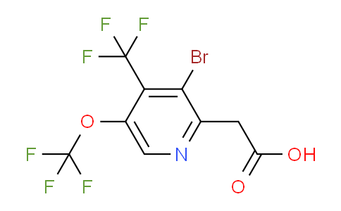 AM72226 | 1804545-09-2 | 3-Bromo-5-(trifluoromethoxy)-4-(trifluoromethyl)pyridine-2-acetic acid