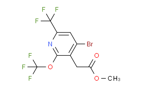 AM72227 | 1806078-46-5 | Methyl 4-bromo-2-(trifluoromethoxy)-6-(trifluoromethyl)pyridine-3-acetate