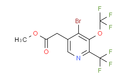 AM72229 | 1806078-51-2 | Methyl 4-bromo-3-(trifluoromethoxy)-2-(trifluoromethyl)pyridine-5-acetate