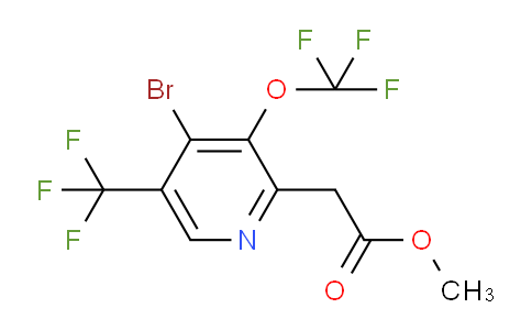 AM72230 | 1803964-35-3 | Methyl 4-bromo-3-(trifluoromethoxy)-5-(trifluoromethyl)pyridine-2-acetate