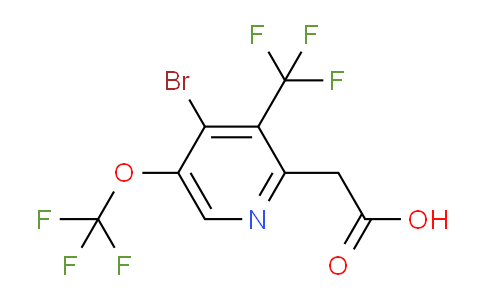 AM72235 | 1803638-70-1 | 4-Bromo-5-(trifluoromethoxy)-3-(trifluoromethyl)pyridine-2-acetic acid