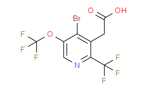 AM72236 | 1804006-82-3 | 4-Bromo-5-(trifluoromethoxy)-2-(trifluoromethyl)pyridine-3-acetic acid