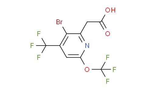 AM72238 | 1806125-99-4 | 3-Bromo-6-(trifluoromethoxy)-4-(trifluoromethyl)pyridine-2-acetic acid
