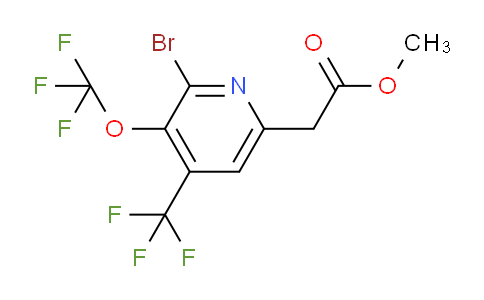 AM72241 | 1803921-62-1 | Methyl 2-bromo-3-(trifluoromethoxy)-4-(trifluoromethyl)pyridine-6-acetate