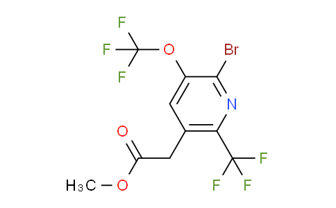 AM72244 | 1804545-25-2 | Methyl 2-bromo-3-(trifluoromethoxy)-6-(trifluoromethyl)pyridine-5-acetate
