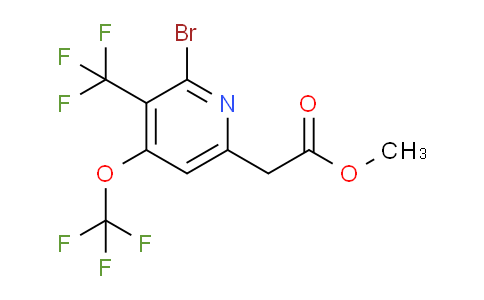 AM72245 | 1804728-27-5 | Methyl 2-bromo-4-(trifluoromethoxy)-3-(trifluoromethyl)pyridine-6-acetate