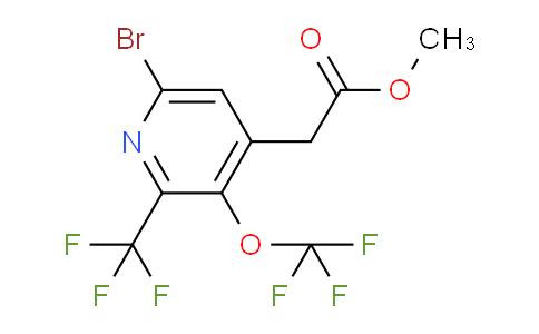 AM72251 | 1804545-30-9 | Methyl 6-bromo-3-(trifluoromethoxy)-2-(trifluoromethyl)pyridine-4-acetate