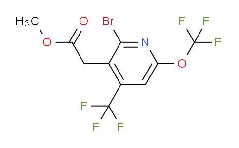 AM72253 | 1806126-12-4 | Methyl 2-bromo-6-(trifluoromethoxy)-4-(trifluoromethyl)pyridine-3-acetate