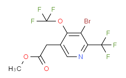 AM72261 | 1804446-51-2 | Methyl 3-bromo-4-(trifluoromethoxy)-2-(trifluoromethyl)pyridine-5-acetate