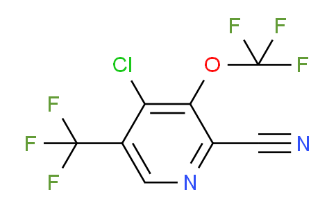 4-Chloro-2-cyano-3-(trifluoromethoxy)-5-(trifluoromethyl)pyridine
