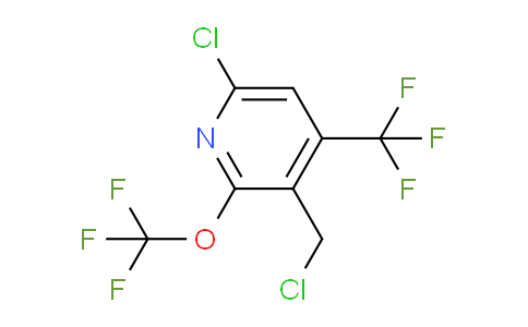 AM72300 | 1803699-58-2 | 6-Chloro-3-(chloromethyl)-2-(trifluoromethoxy)-4-(trifluoromethyl)pyridine