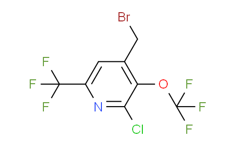 4-(Bromomethyl)-2-chloro-3-(trifluoromethoxy)-6-(trifluoromethyl)pyridine