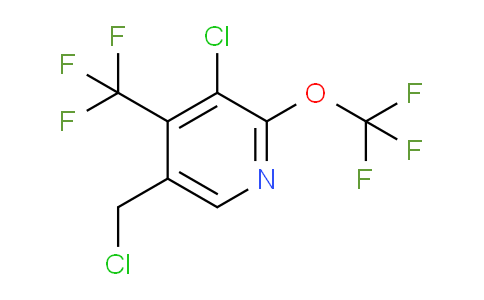 3-Chloro-5-(chloromethyl)-2-(trifluoromethoxy)-4-(trifluoromethyl)pyridine
