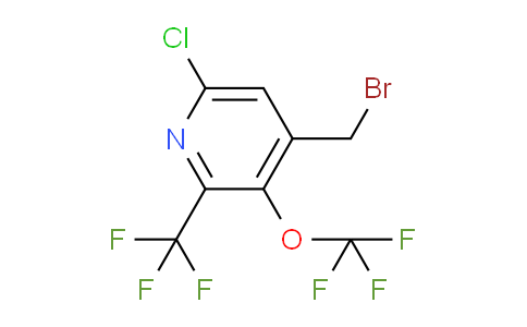 4-(Bromomethyl)-6-chloro-3-(trifluoromethoxy)-2-(trifluoromethyl)pyridine