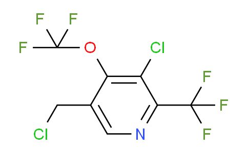 3-Chloro-5-(chloromethyl)-4-(trifluoromethoxy)-2-(trifluoromethyl)pyridine