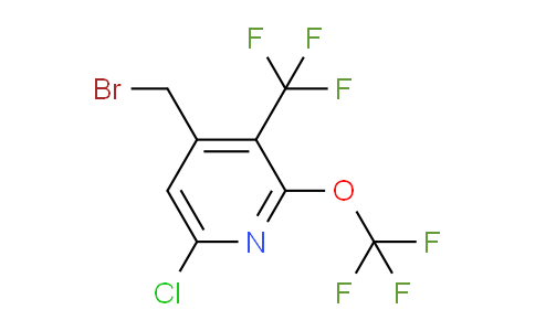 4-(Bromomethyl)-6-chloro-2-(trifluoromethoxy)-3-(trifluoromethyl)pyridine