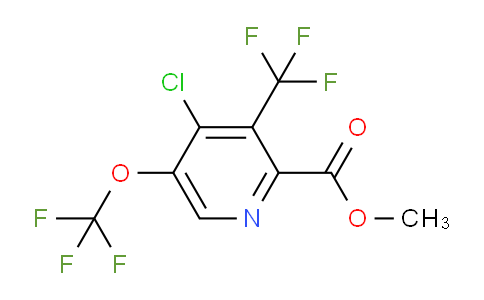 Methyl 4-chloro-5-(trifluoromethoxy)-3-(trifluoromethyl)pyridine-2-carboxylate