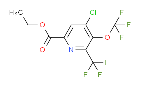 AM72320 | 1804785-94-1 | Ethyl 4-chloro-3-(trifluoromethoxy)-2-(trifluoromethyl)pyridine-6-carboxylate