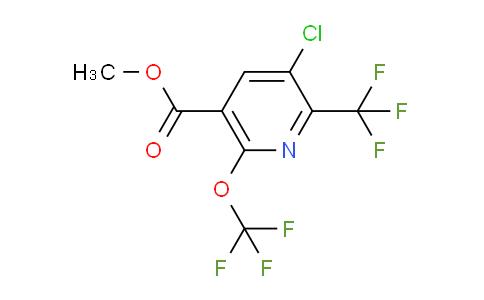 Methyl 3-chloro-6-(trifluoromethoxy)-2-(trifluoromethyl)pyridine-5-carboxylate