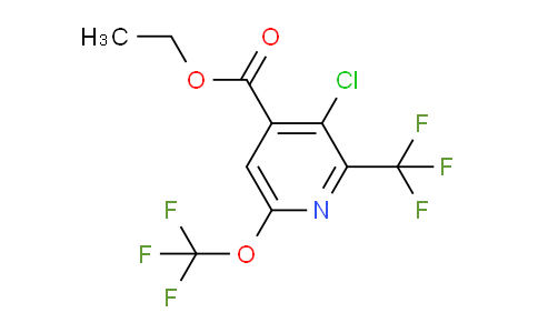 AM72326 | 1804702-49-5 | Ethyl 3-chloro-6-(trifluoromethoxy)-2-(trifluoromethyl)pyridine-4-carboxylate
