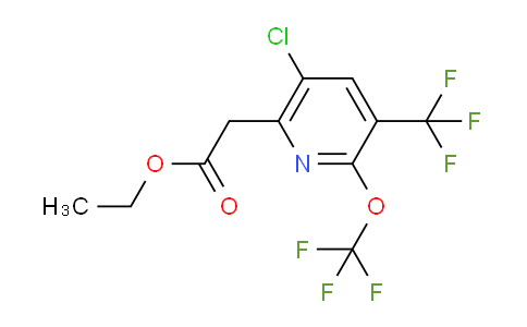 AM72330 | 1806146-90-6 | Ethyl 5-chloro-2-(trifluoromethoxy)-3-(trifluoromethyl)pyridine-6-acetate