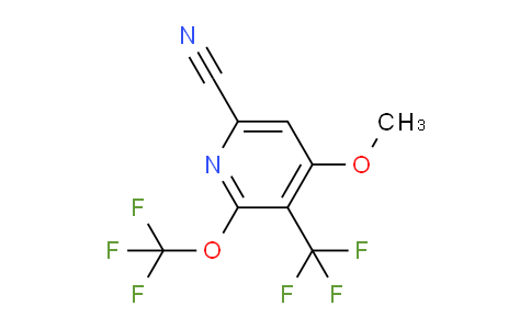 AM72339 | 1806066-20-5 | 6-Cyano-4-methoxy-2-(trifluoromethoxy)-3-(trifluoromethyl)pyridine