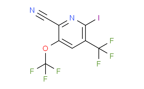 AM72340 | 1804692-38-3 | 2-Cyano-6-iodo-3-(trifluoromethoxy)-5-(trifluoromethyl)pyridine